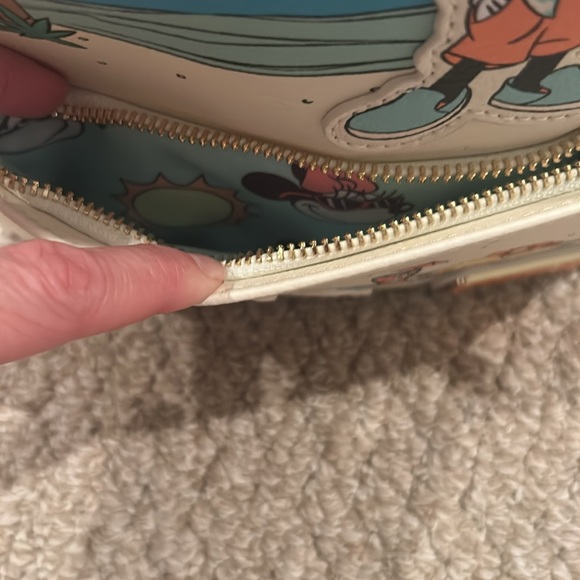 Disney Mickey & Minnie Loungefly🧡 NWT backpack w/ glow in the dark detail - Picture 6 of 6